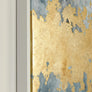 Bizzotto Πίνακας Bold 316 Μπλε/Χρυσό Με Λευκό Πλαίσιο 82.6x4.3x122.6 0240759